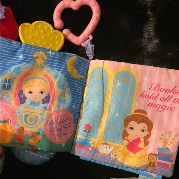 Disney Princess Ariel Plush Toy and Book Set Crinkle Teether - Picture 4 of 11
